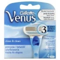 Skuvekļu 4 galviņas (3 asmeņi) Gillette Venus,  1iep.