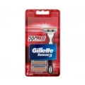 Skūšanās rokturis ar 6 galviņām (3 asmeņi), Gillette Sensor3 Razor Red, 1iep.