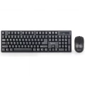 Tastatūra ar peli Gembird, KBS-W-01 ENG, bezvada, melna