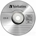 CD-R Verbatim Extra Protection 80min/700Mb, 1-52x, 1gab.