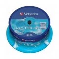 CD-R Verbatim Extra Protection 80min/700Mb, 1-52x, 25gab.iep.