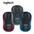 Pele datora bezvada, Logitech m185, melna/sarkana